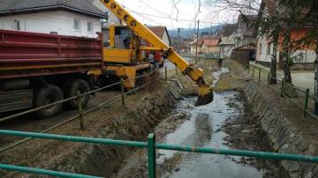 Čistenie Jalovského potoka Čistenie Jalovského potoka