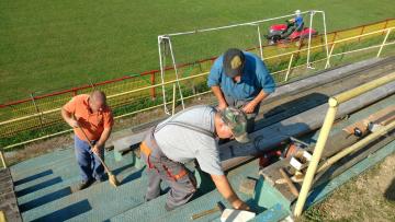 Rekonštrukcia tribúny pri futbalovom ihrisku Rekonštrukcia tribúny pri futbalovom ihrisku
